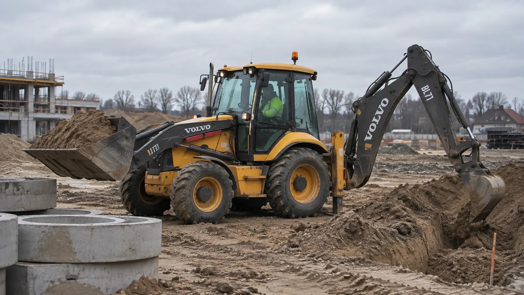 Ekskavators-iekrāvējs Volvo BL-71
